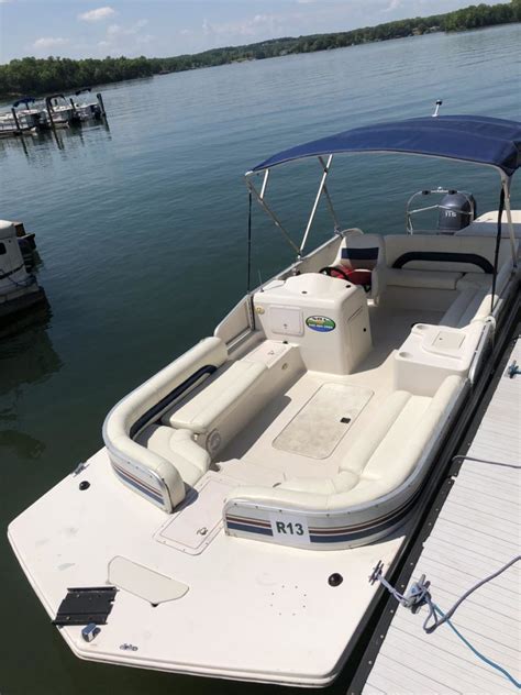 Owners of all sizes of deck boats report their deck boats getting pushed around and bouncing off waves in rough water. . Hurricane deck boat gas tank size
